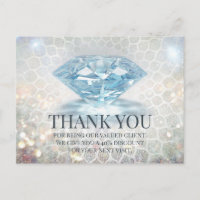 Glitter Diamond Gemstone Jewellery Designer Thank