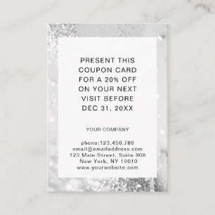 Glitter Discount Card