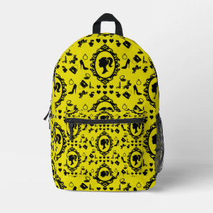 Glitter Doll Birthday Glam Fashion Printed Backpack