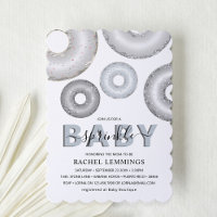 Glitter Doughnut Baby Sprinkle Boy Baby Shower