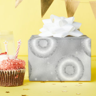 Glitter Doughnut Confetti Pattern Wrapping Paper