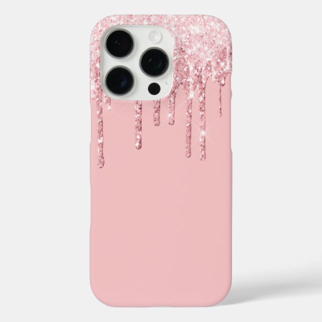 Glitter Drip iPhone 16 Pro Case (Back)