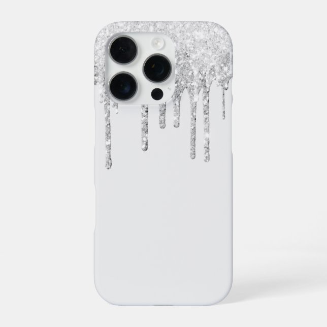 Glitter Drip iPhone 16 Pro Case (Back)