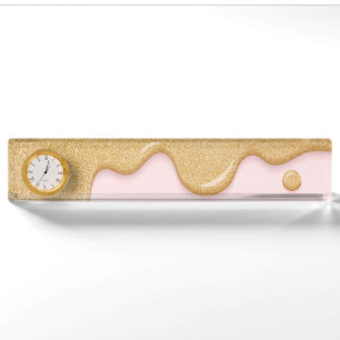 Glitter Drip Nameplate