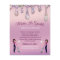 Glitter Drips Cartoon Maid Cleaning Service Flyer
