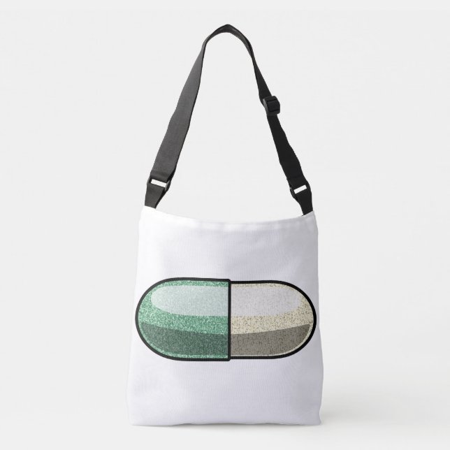 Glitter Fluoxetine Crossbody Bag (Front)