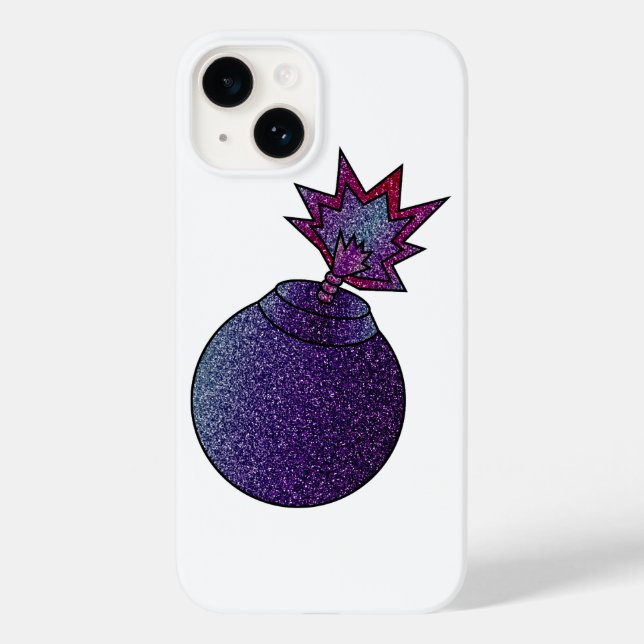 Glitter Galaxy Bomb Case-Mate iPhone Case (Back)