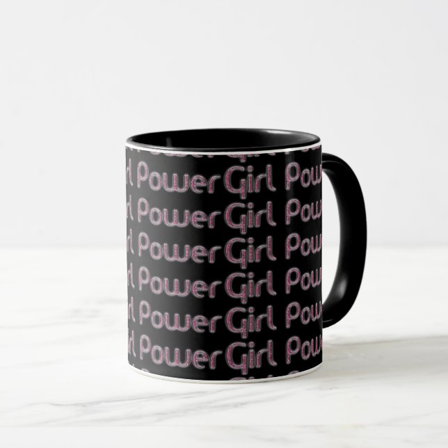 Glitter Girl Power Mug (Front Right)