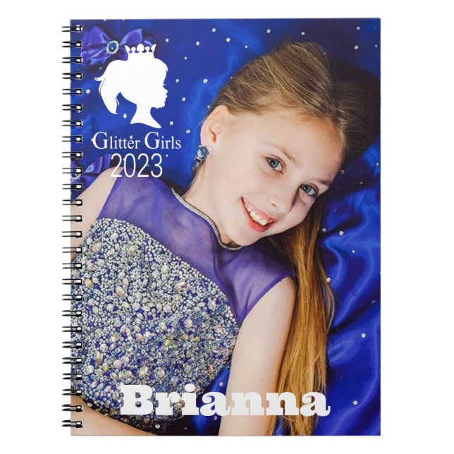 Glitter Girls Brianna Spiral Notebook (Front)