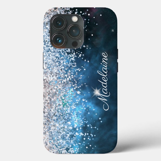 Glitter Girly Modern Sparkle Sweet 16 Case-Mate iPhone Case (Back)