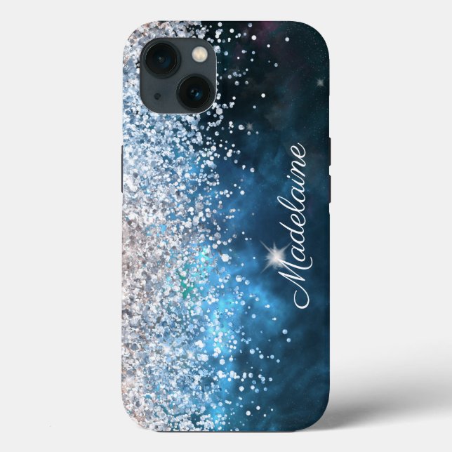 Glitter Girly Modern Sparkle Sweet 16 Case-Mate iPhone Case (Back)