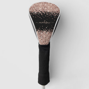 Glitter Girly Sparkle Sweet 16 Blush Pink  Golf Head Cover
