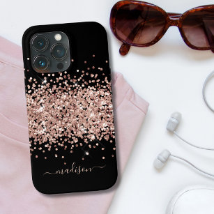 Glitter Girly Sweet 16 Rose Gold iPhone 13 Case
