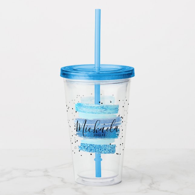 Glitter Glam Acrylic Tumbler (Front)
