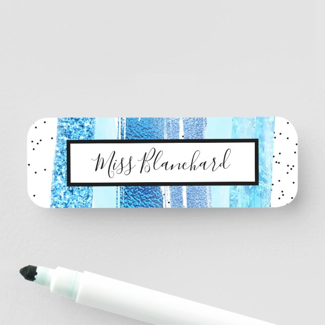 Glitter Glam Name Tag (In Situ)