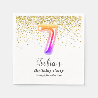 glitter gold , golden sparkle 7th napkin