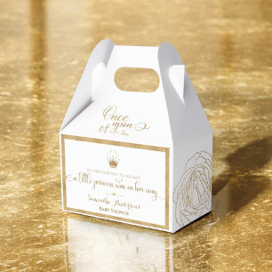 Glitter Gold Princess Once Upon A Time Royal Favour Box