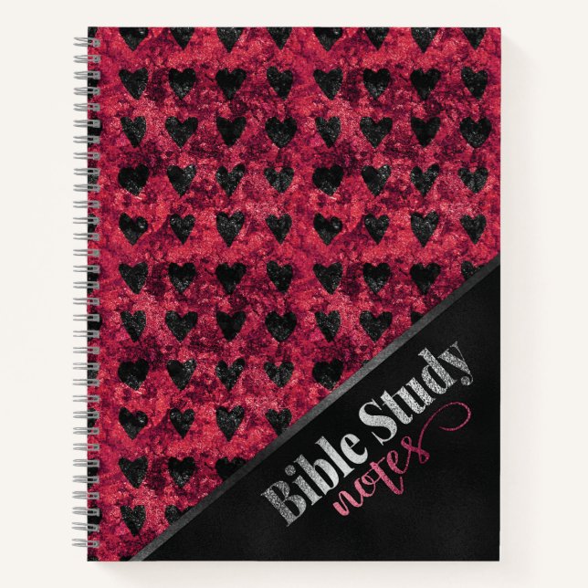 "Glitter & Grace" Notebook (Bible Study #23) (Front)
