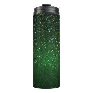 Glitter Green Thermal Tumbler