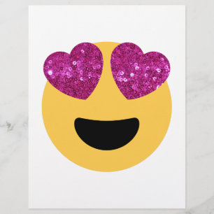glitter heart eye emoji