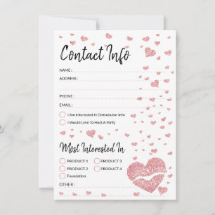 Glitter heart pink lips Contact Info Wish List