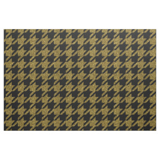 Glitter houndstooth pattern fabric