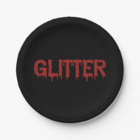 Glitter in Blood Typography