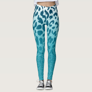 Glitter Leopard Leggings
