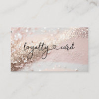 Glitter Loyalty Map 5 Nails Lashes Beauty 