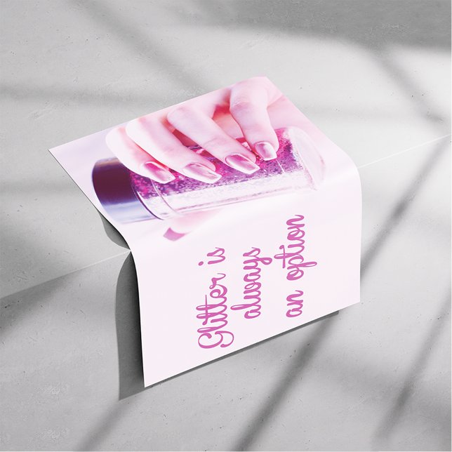 Glitter makes you shine, nail salon decor wallart (Creator Uploaded)