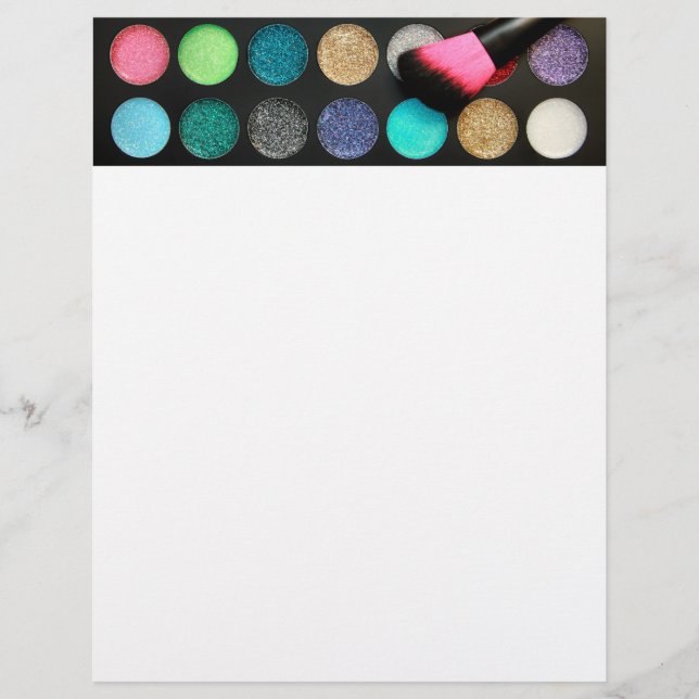 Glitter Makeup Flyers (Front)