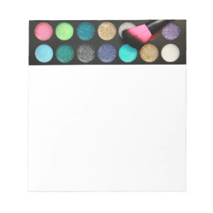 Glitter Makeup Notepad