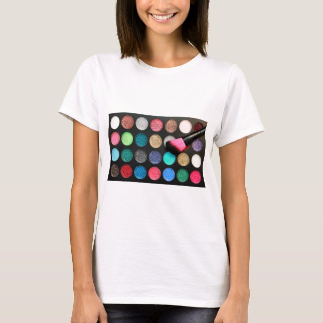 Glitter Makeup T-Shirt (Front)