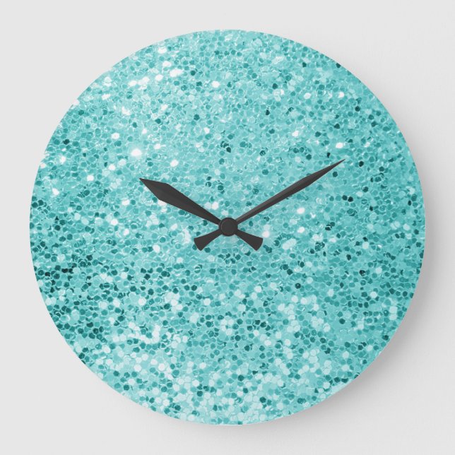 Glitter Mermaid-12 Large Clock (Front)