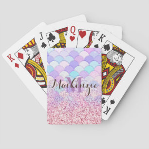 Glitter Mermaid Playing Cards