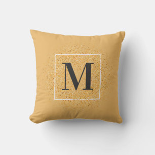 Glitter Monogram Cushion