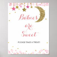 Glitter moon Babies Are Sweet Please Take A Treat