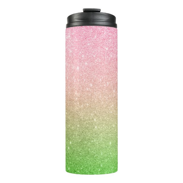 Glitter Ombre Thermal Tumbler (Front)