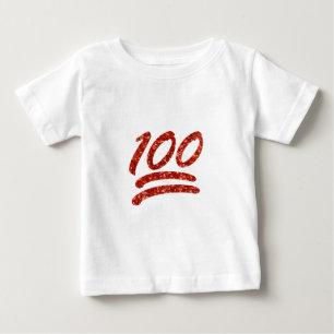 glitter one hundred emoji baby T-Shirt