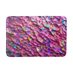 Glitter Opal Holographic Popular Collection Bath Mat