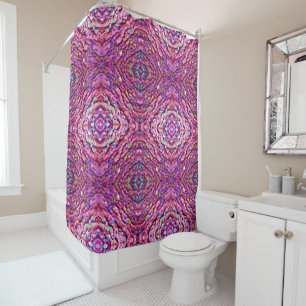 Glitter Opal Holographic Popular Collection Shower Curtain