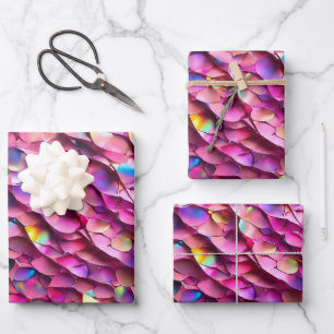 Glitter Opal Holographic Popular Collection Wrapping Paper Sheet