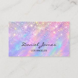 Glitter Opal Luxury Business Card