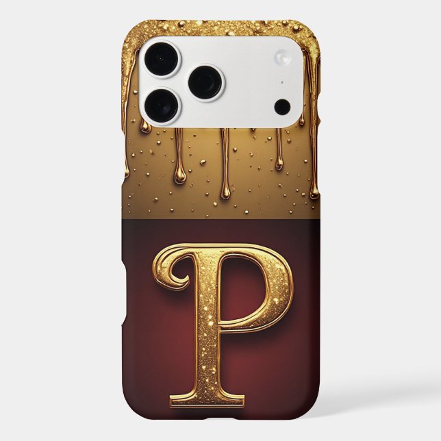 Glitter P Monogram Dripping Luxe Liquid (Back)