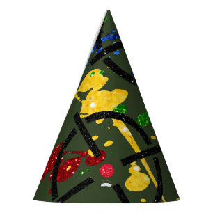 Glitter Paintball Party Targets Hat