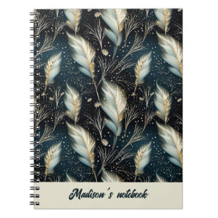 Glitter Pampas Grass   Notebook
