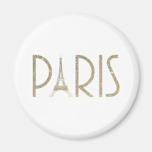 Glitter PARIS Magnet