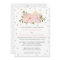 Glitter Peony Wedding Invitations