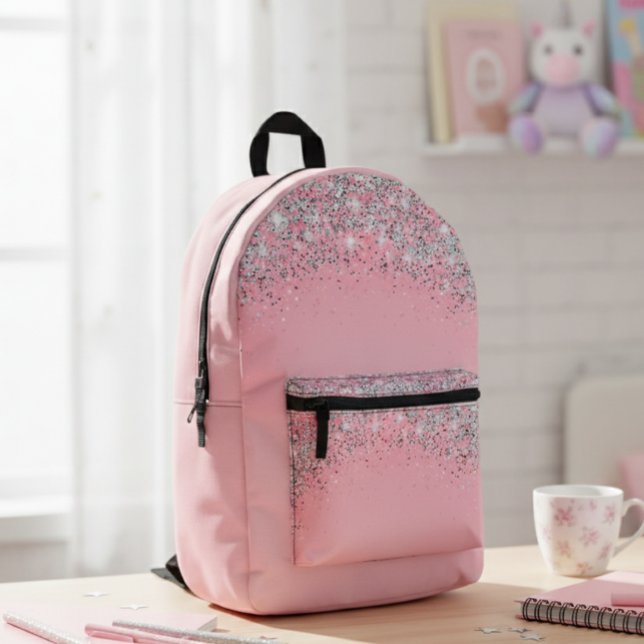 Glitter Pink Backpack: Discover Your Style  Printed Backpack (Creator Uploaded)