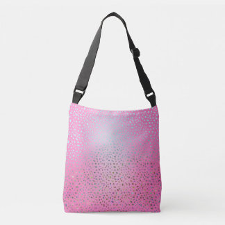 Glitter Pink Cheetah Print Crossbody Bag